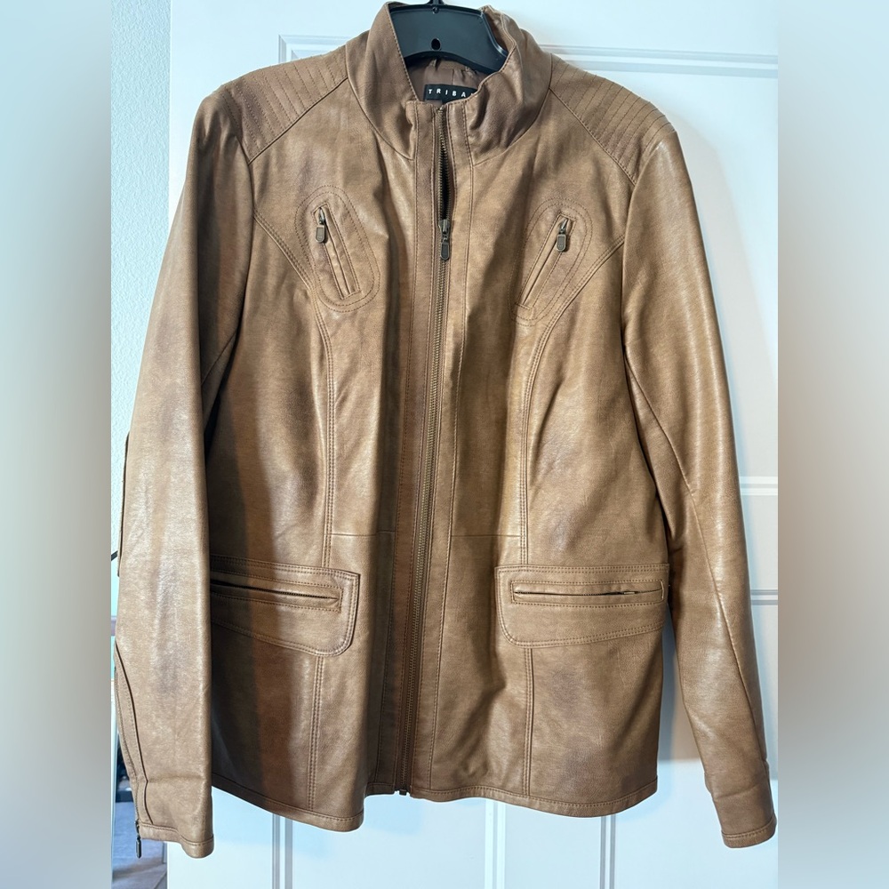 Tribal Women’s Brown Leather Jacket